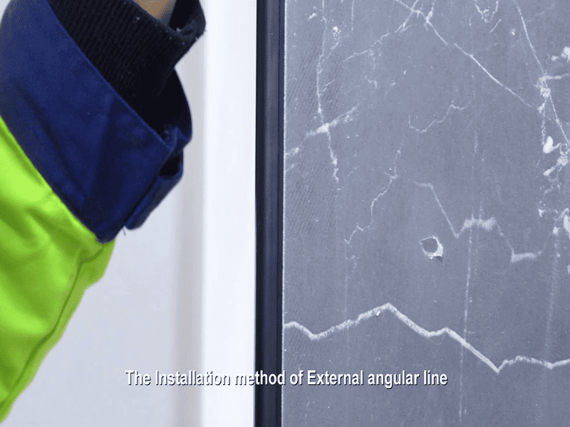 Installing accessories for SPC wall panel edges