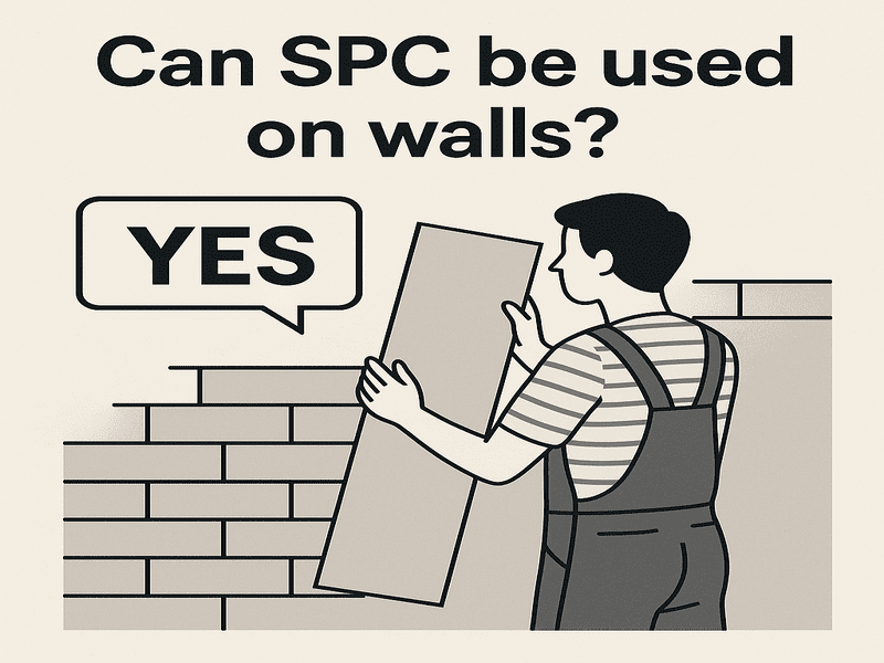 Can SPC be used on&nbsp;walls?