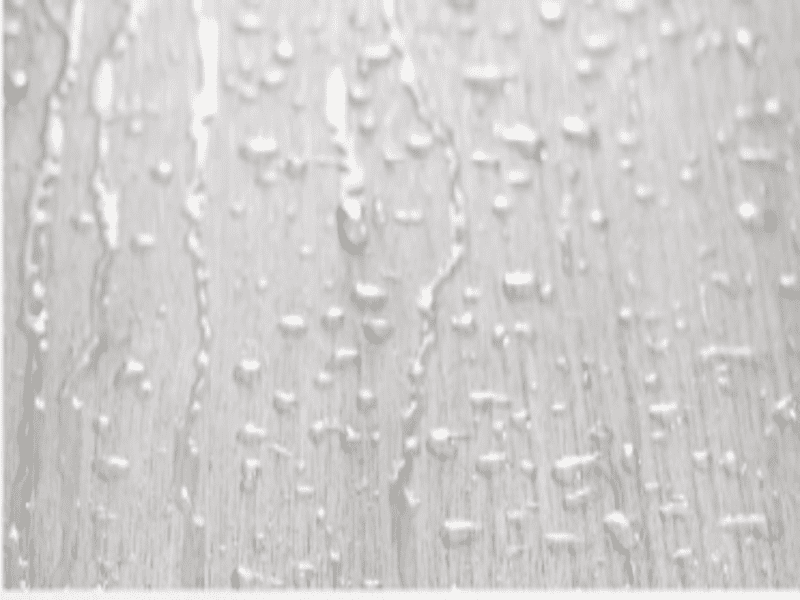 water droplets on SPC waterproof wall pane