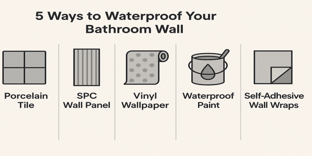 How to Waterproof Your Bathroom Wall: 5 Effective&nbsp;Options