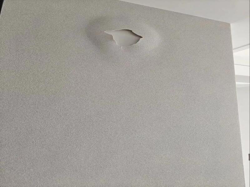  Waterproof paint on bathroom walls showing bubbling and blistering, low-cost DIY option with moderate waterproof performance and around 5-year lifespan