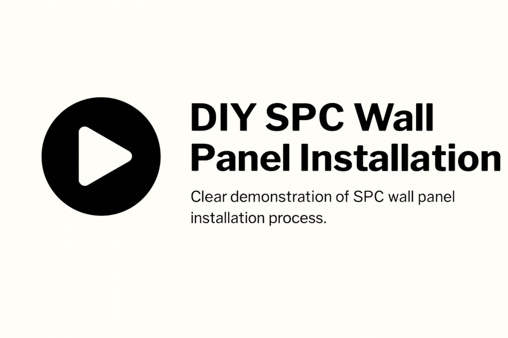 DIY SPC Wall Panel&nbsp;Installation